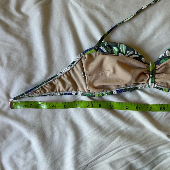 Multicolor leaf life pattern two piece bikini bathing suit - Picture 7 of 11